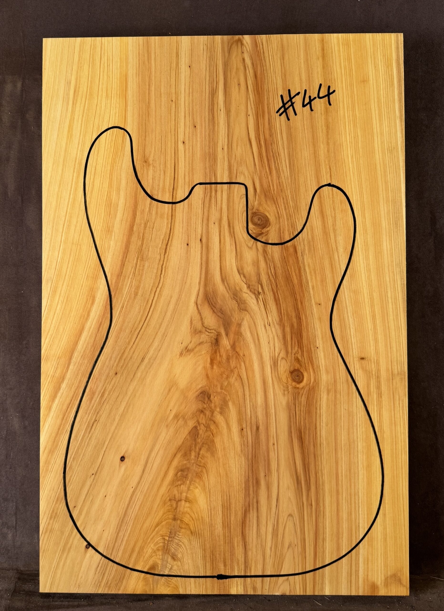 Electric Guitar Body Blank