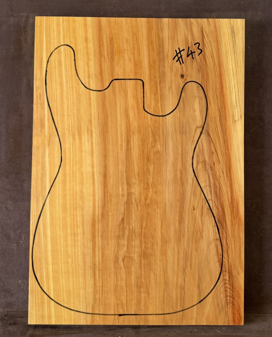 Electric Guitar Body Blank