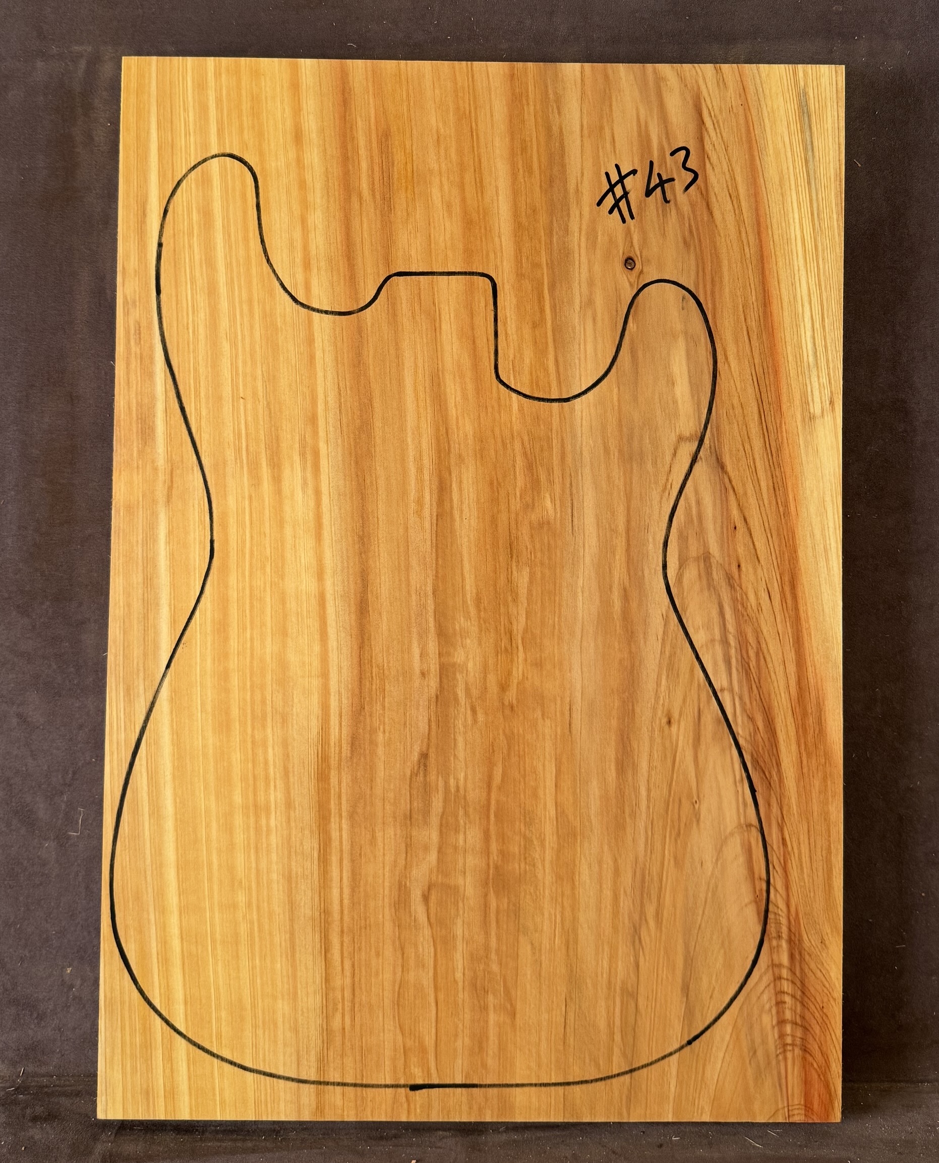 Electric Guitar Body Blank