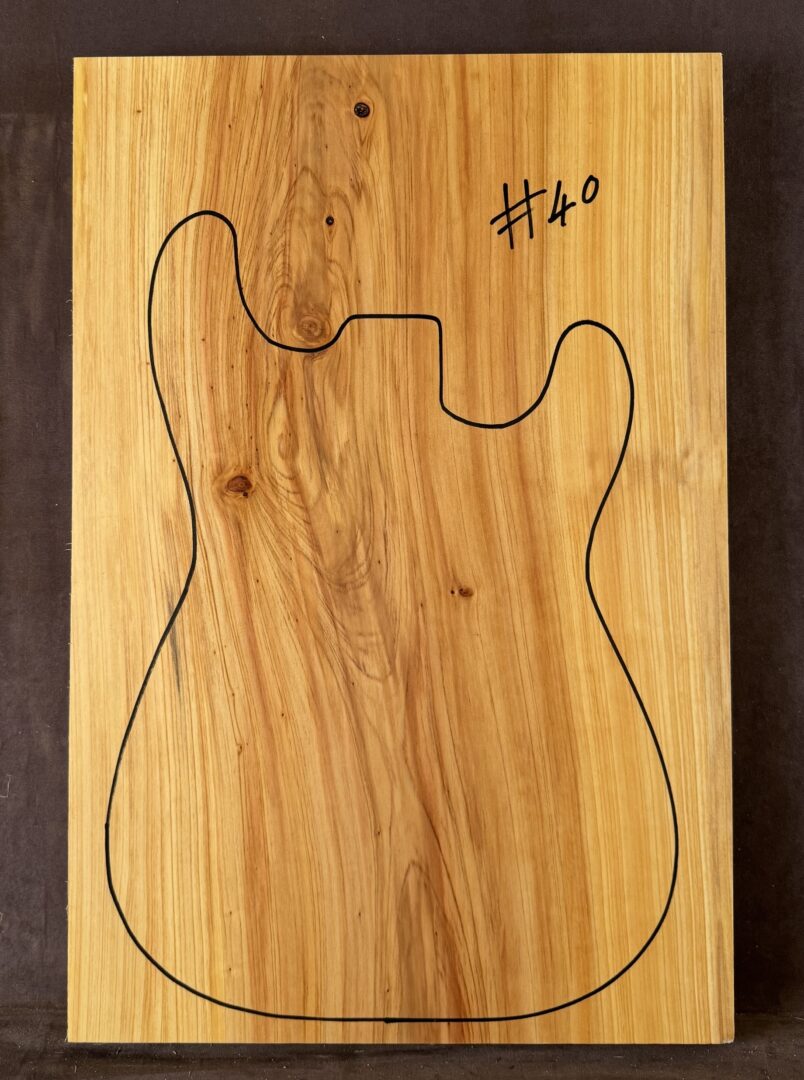 Electric Guitar Body Blank
