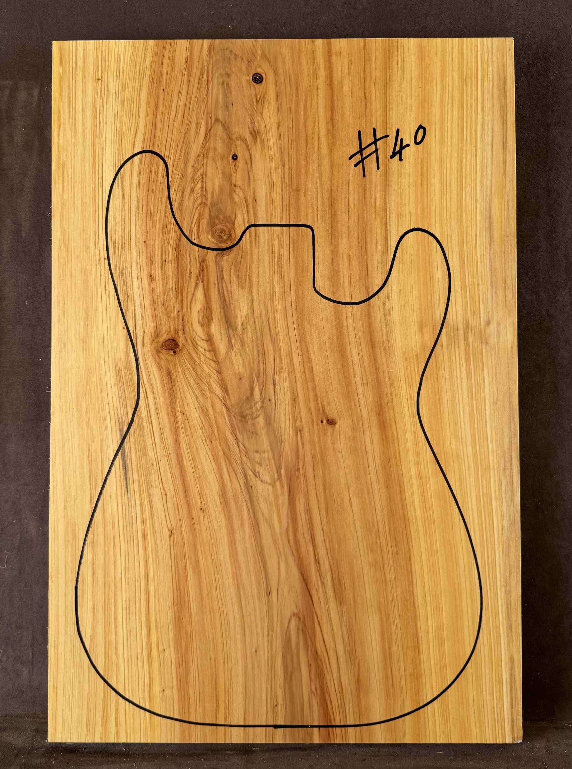 Electric Guitar Body Blank