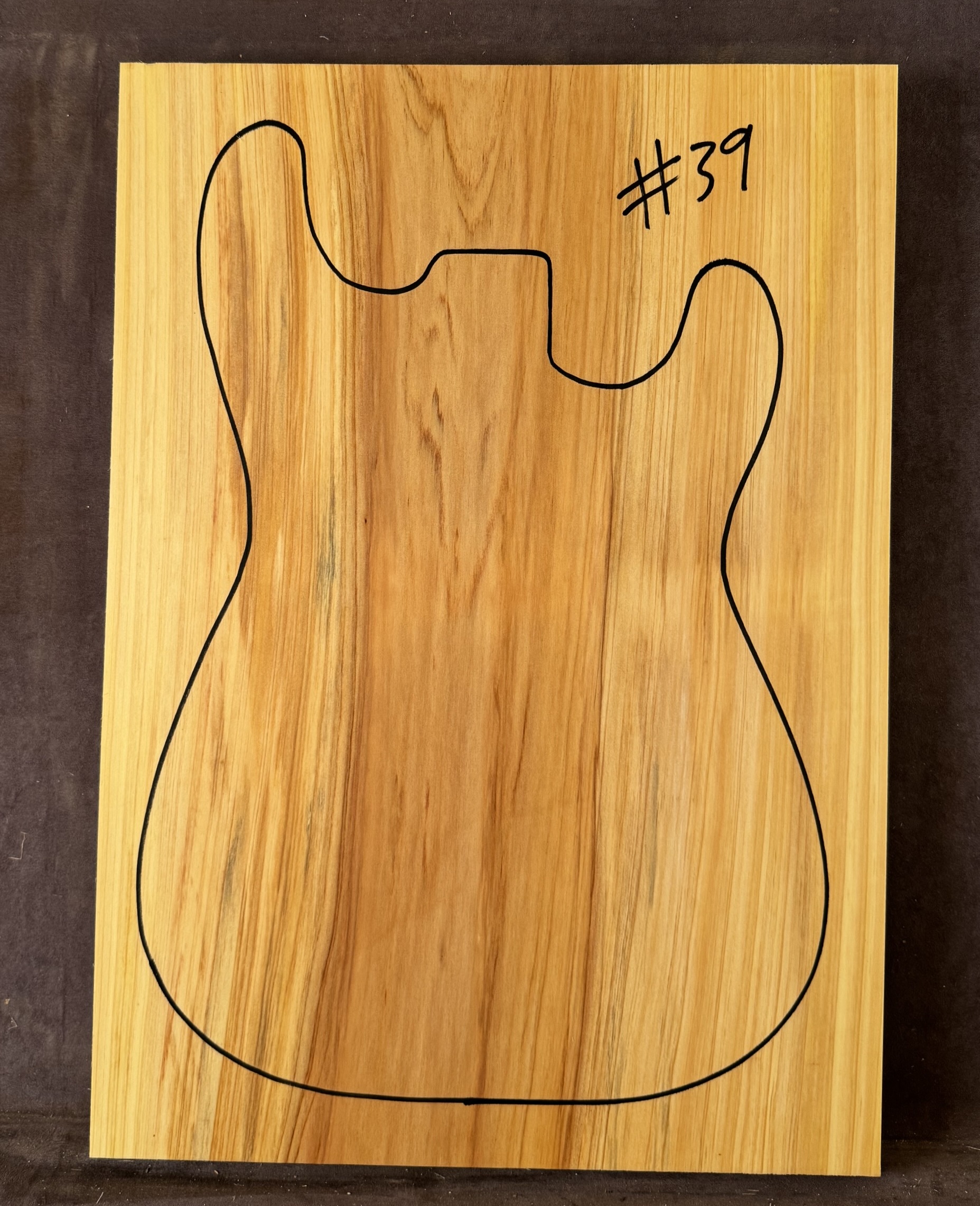 Electric Guitar Body Blank