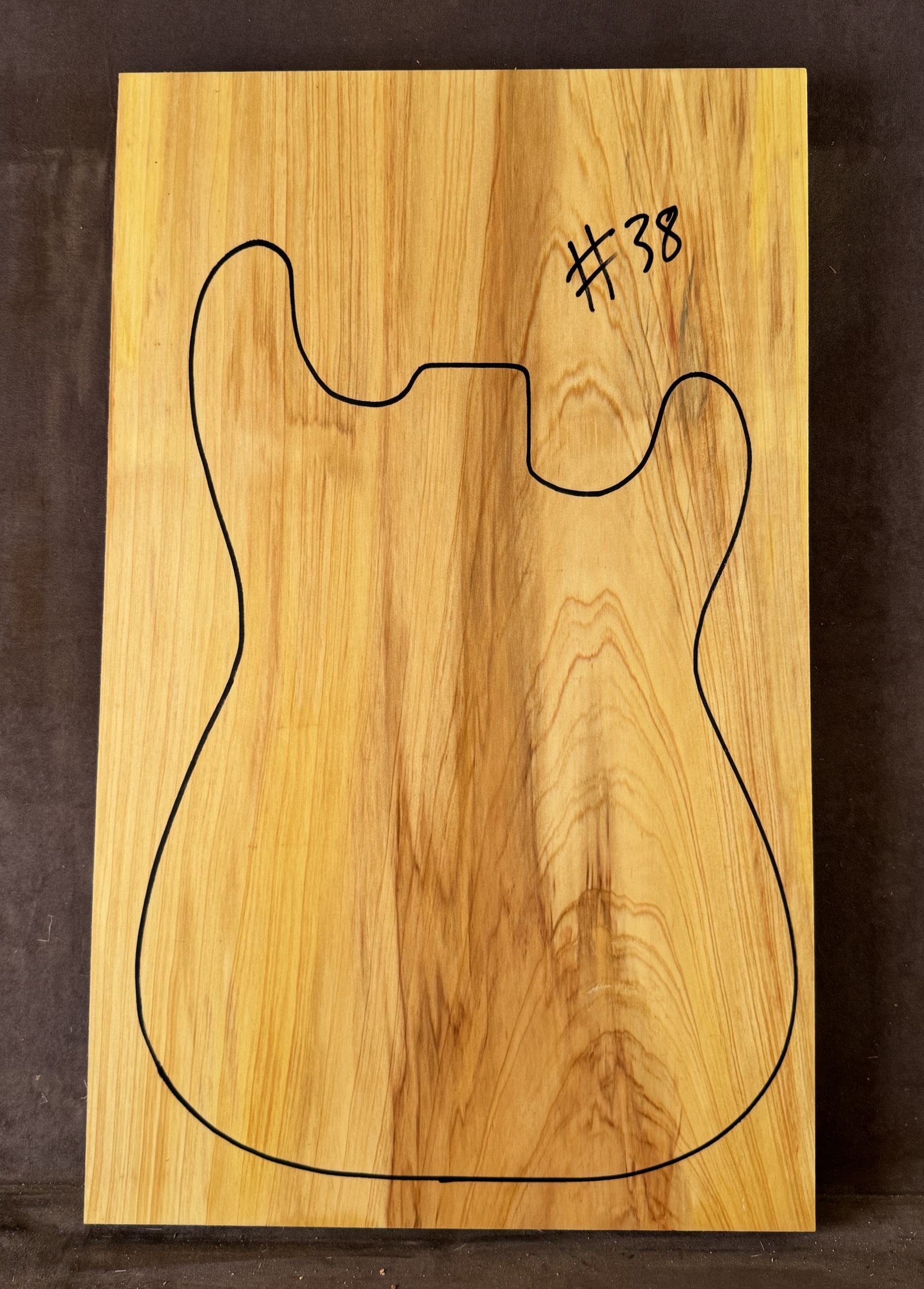Electric Guitar Body Blank