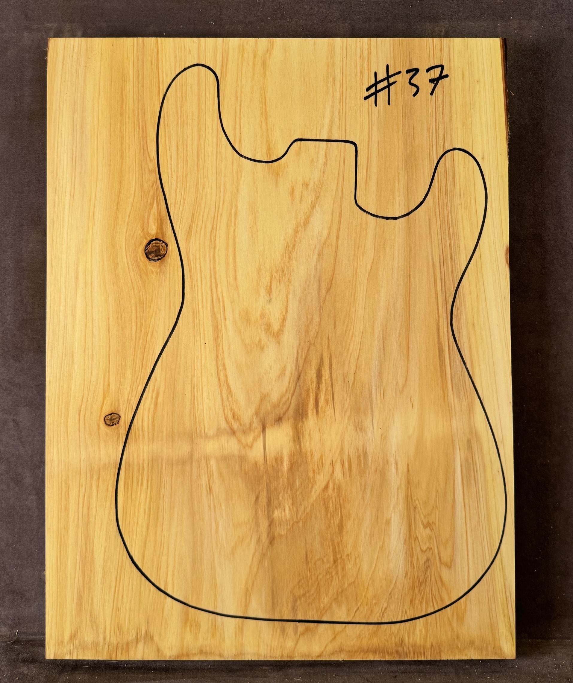 Electric Guitar Body Blank