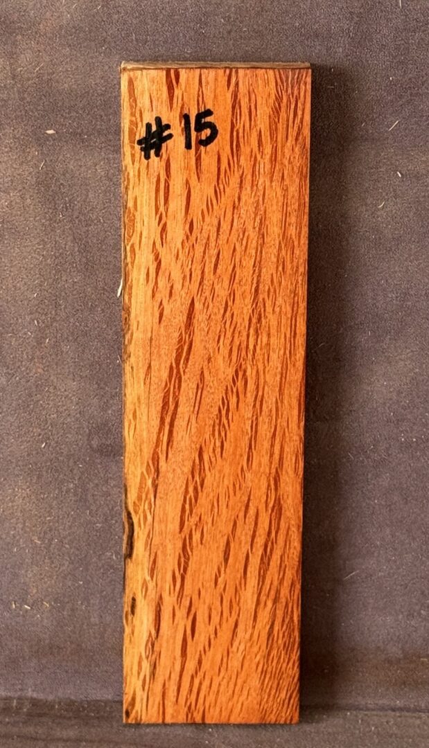 Quarter sawn, Rose Sheoak Bridge for Luthiery