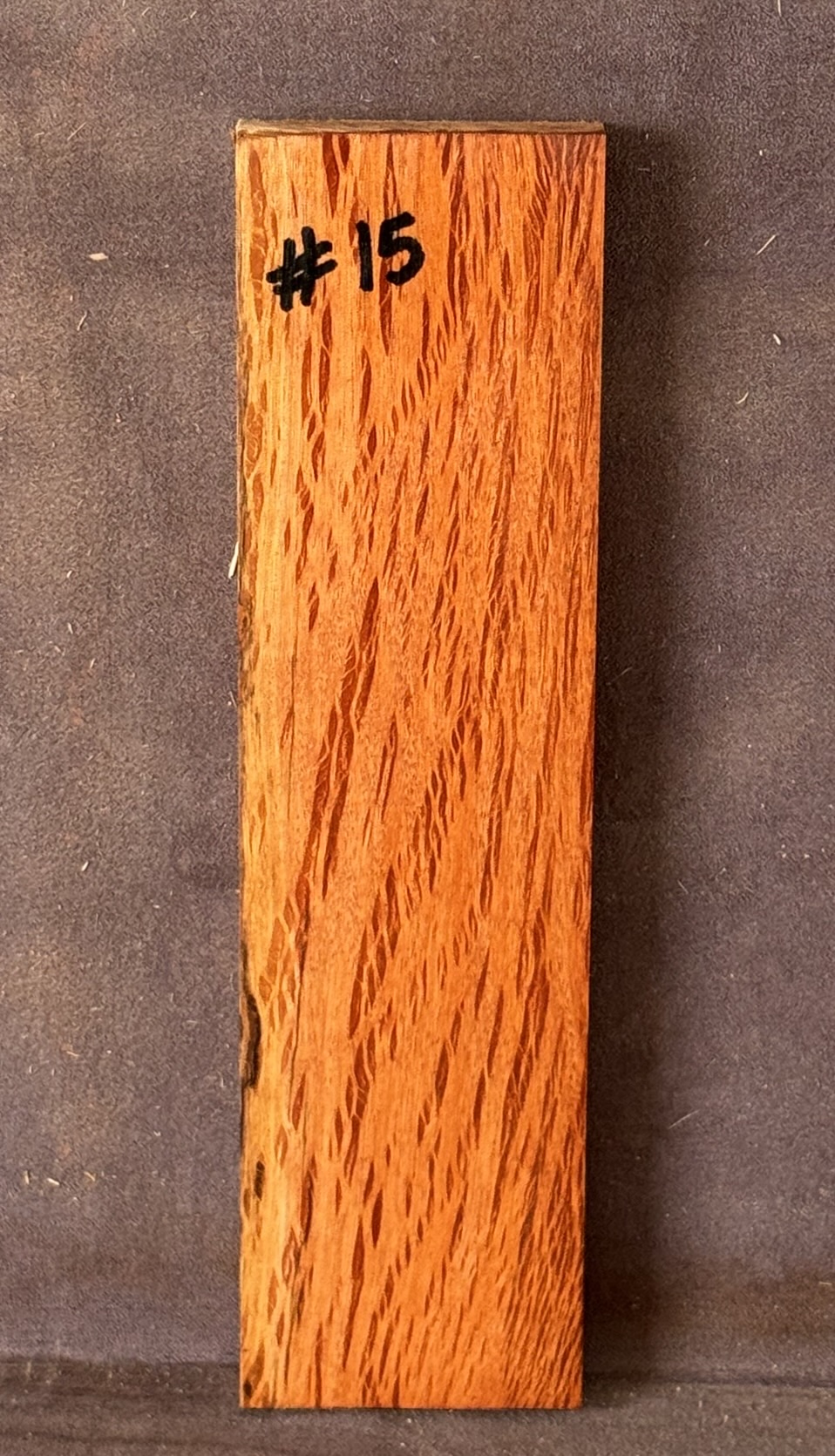 Quarter sawn, Rose Sheoak Bridge for Luthiery