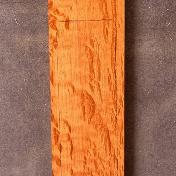 Quarter sawn, Rose Sheoak Bridge for Luthiery