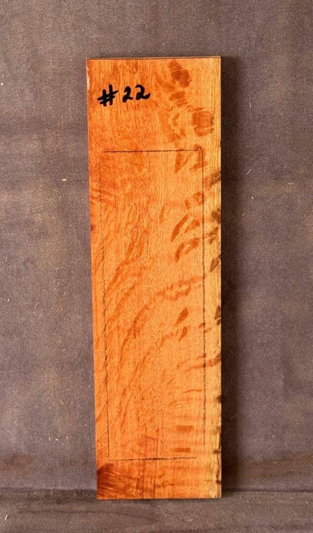 Quarter sawn, Rose Sheoak Bridge for Luthiery