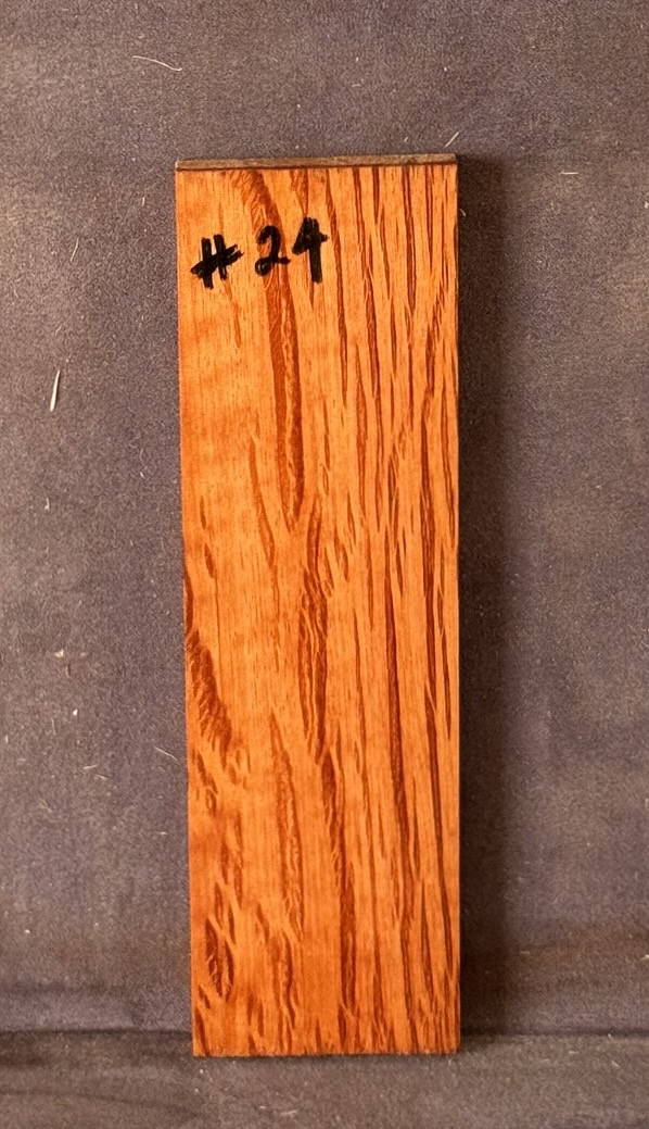 Quarter sawn, Rose Sheoak Bridge for Luthiery