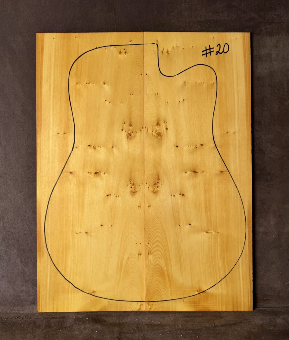 Huon Pine Acoustic Soundboard