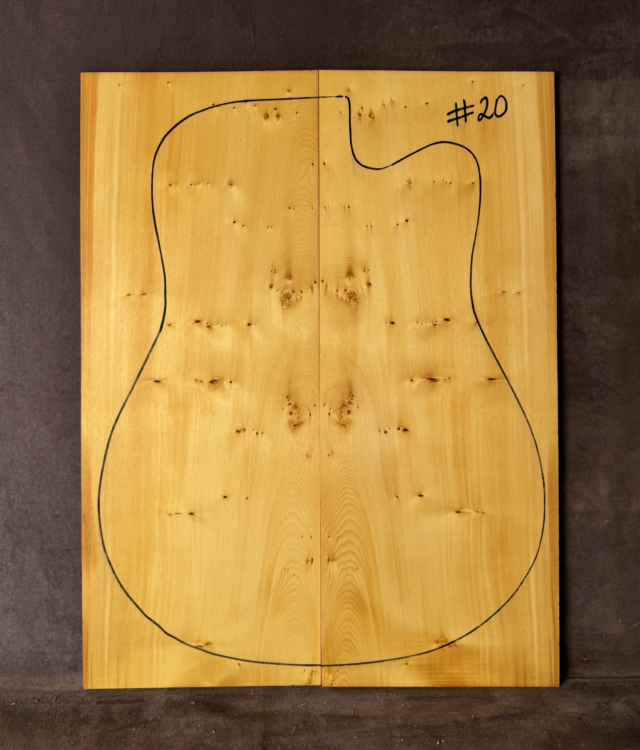 Huon Pine Acoustic Soundboard