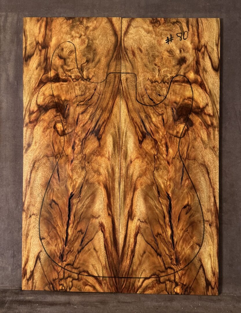 Electric guitar Camphor Laurel TOP