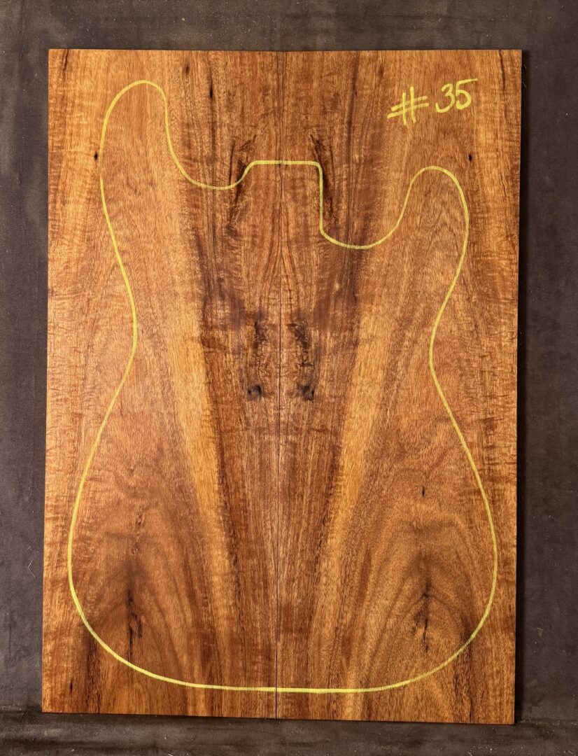 Electric Guitar Blackwood TOP