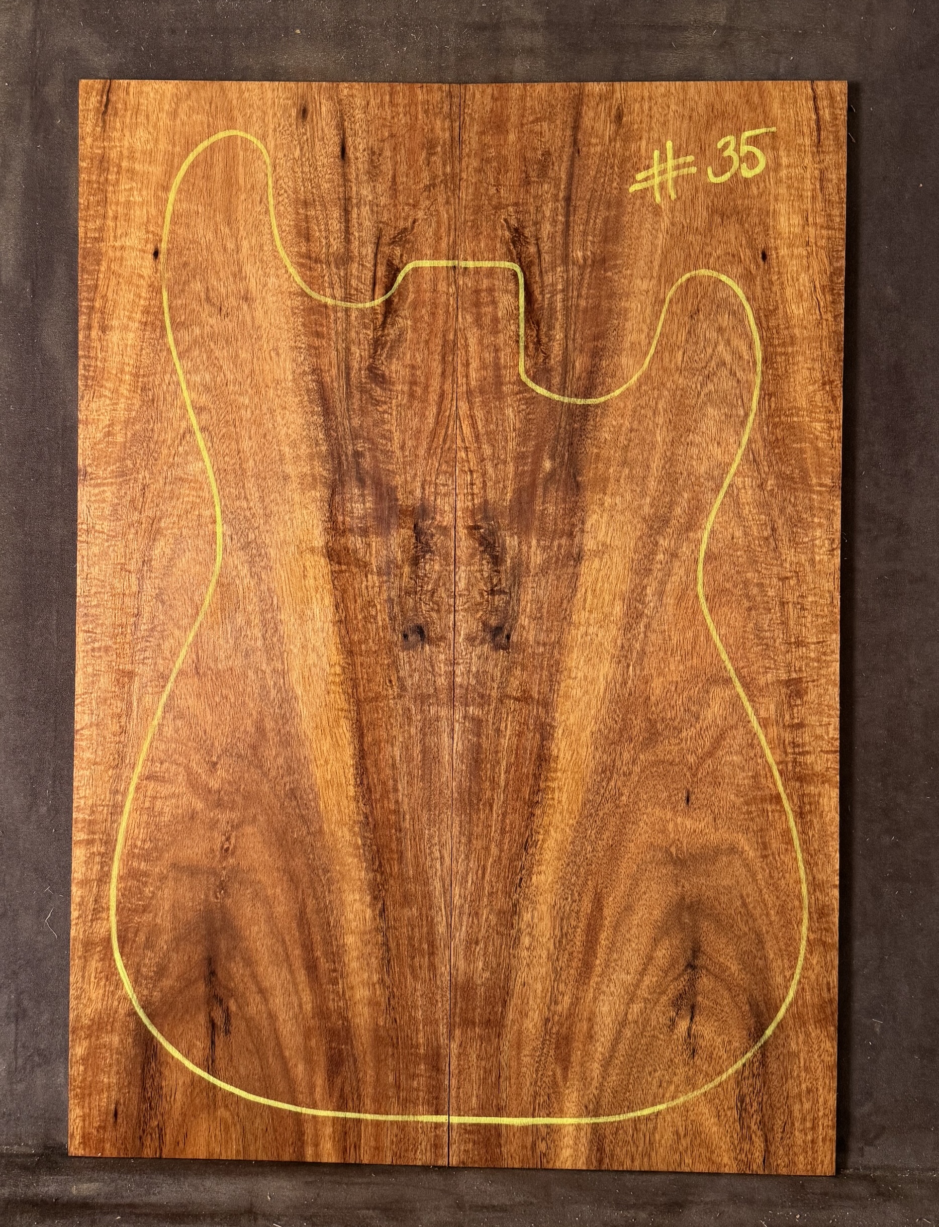 Electric Guitar Blackwood TOP