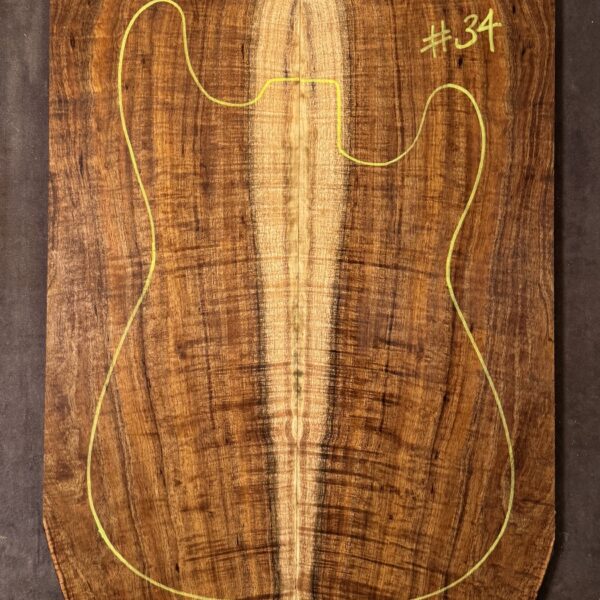 Electric Guitar Blackwood TOP