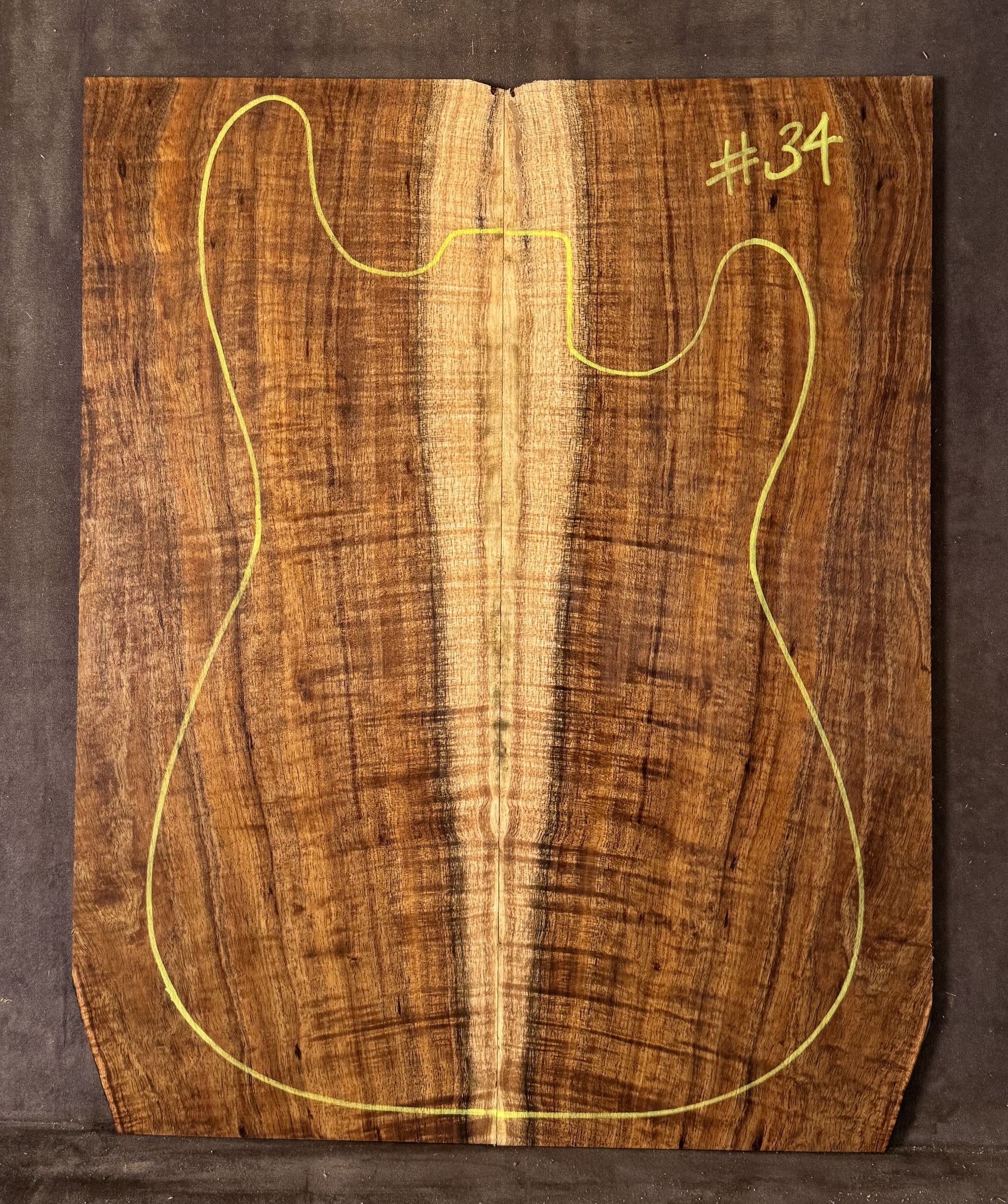 Electric Guitar Blackwood TOP
