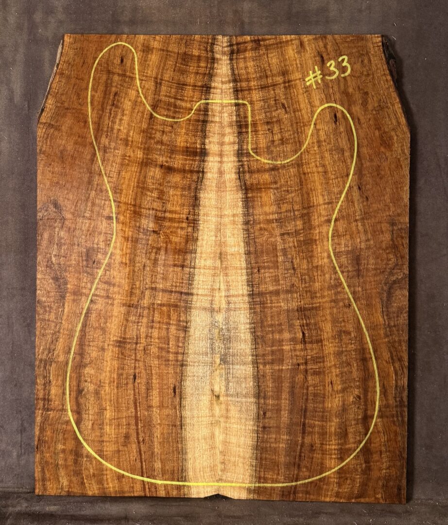Electric Guitar Blackwood TOP