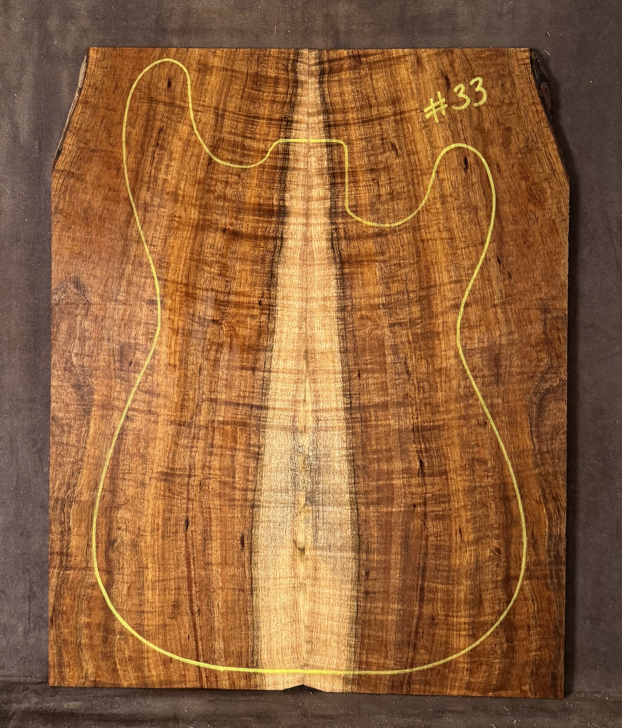 Electric Guitar Blackwood TOP