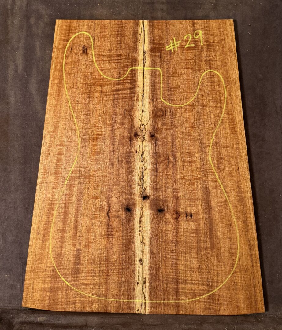 Electric Guitar Blackwood TOP