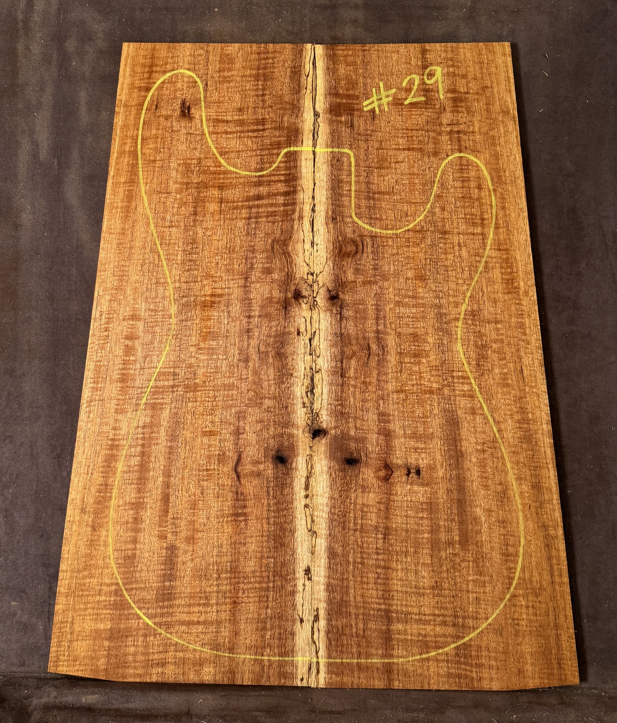 Electric Guitar Blackwood TOP