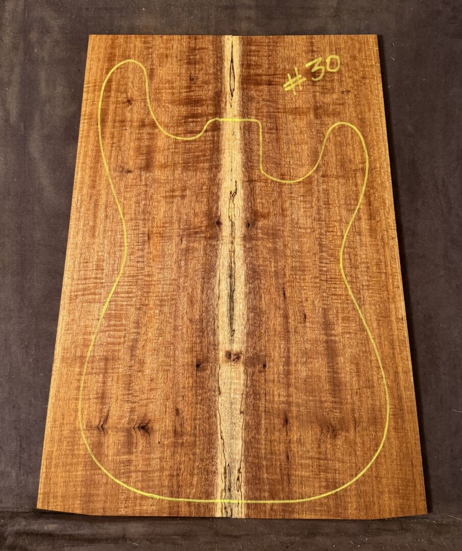 Electric Guitar Blackwood TOP