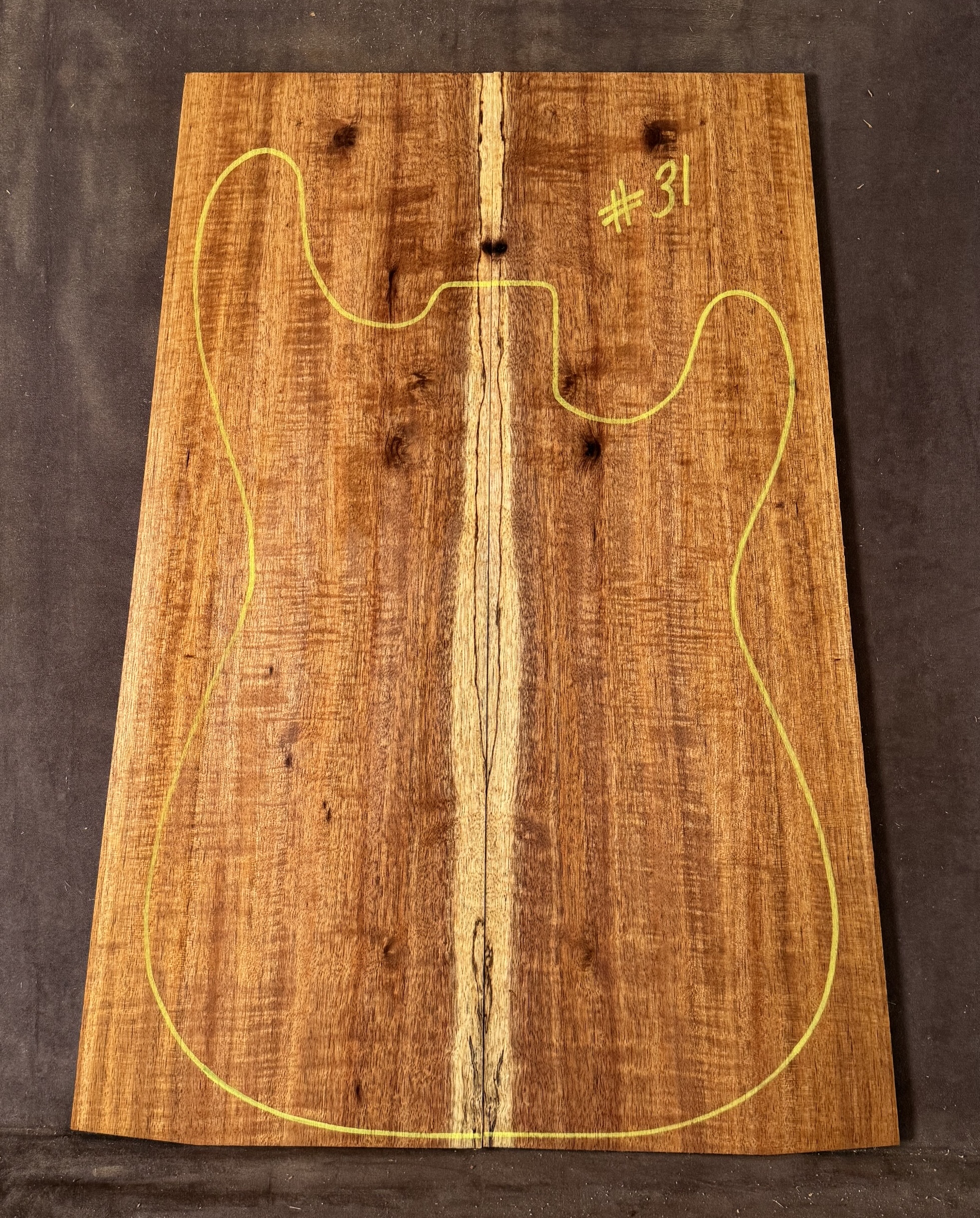 Electric Guitar Blackwood TOP