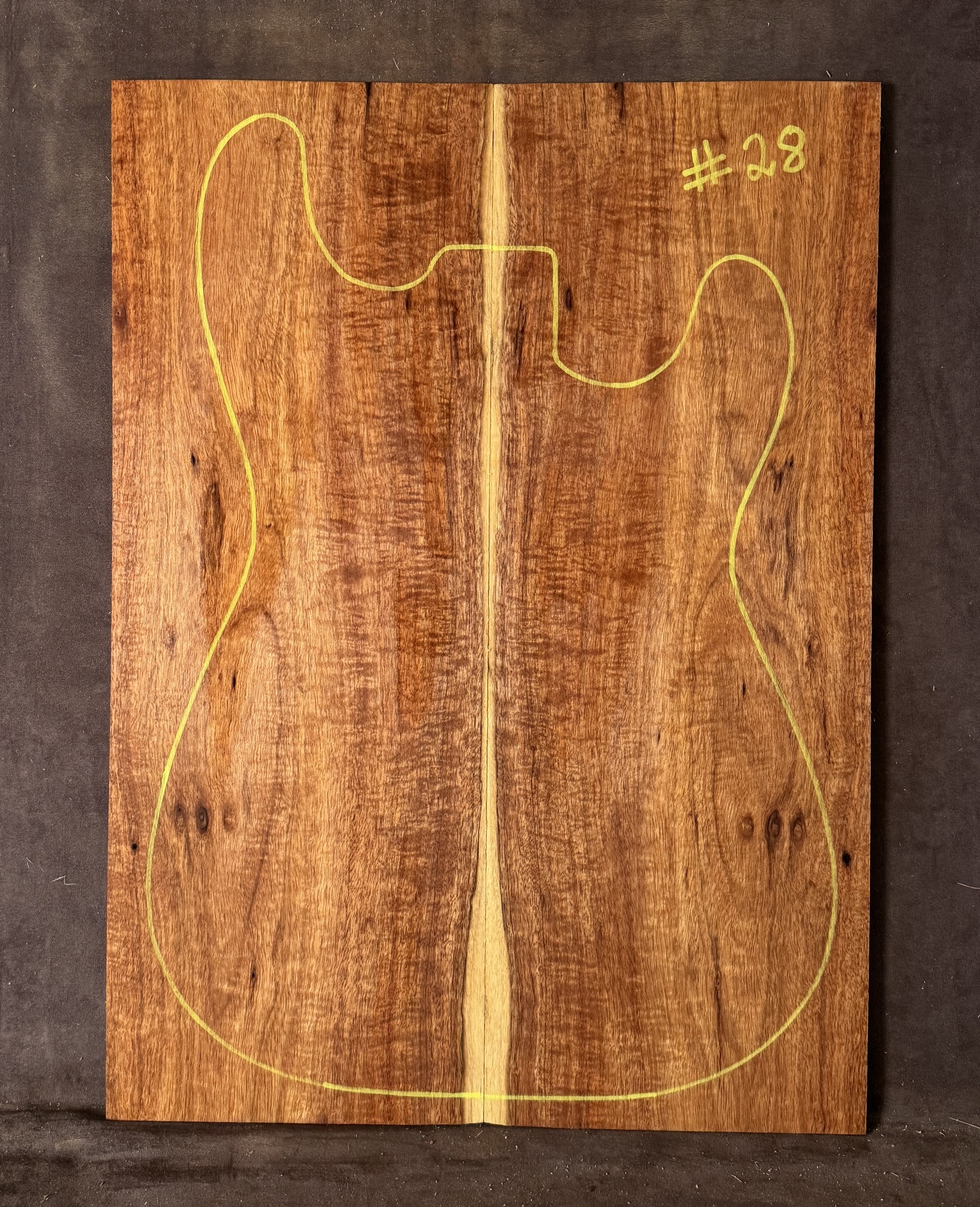 Electric Guitar Blackwood TOP