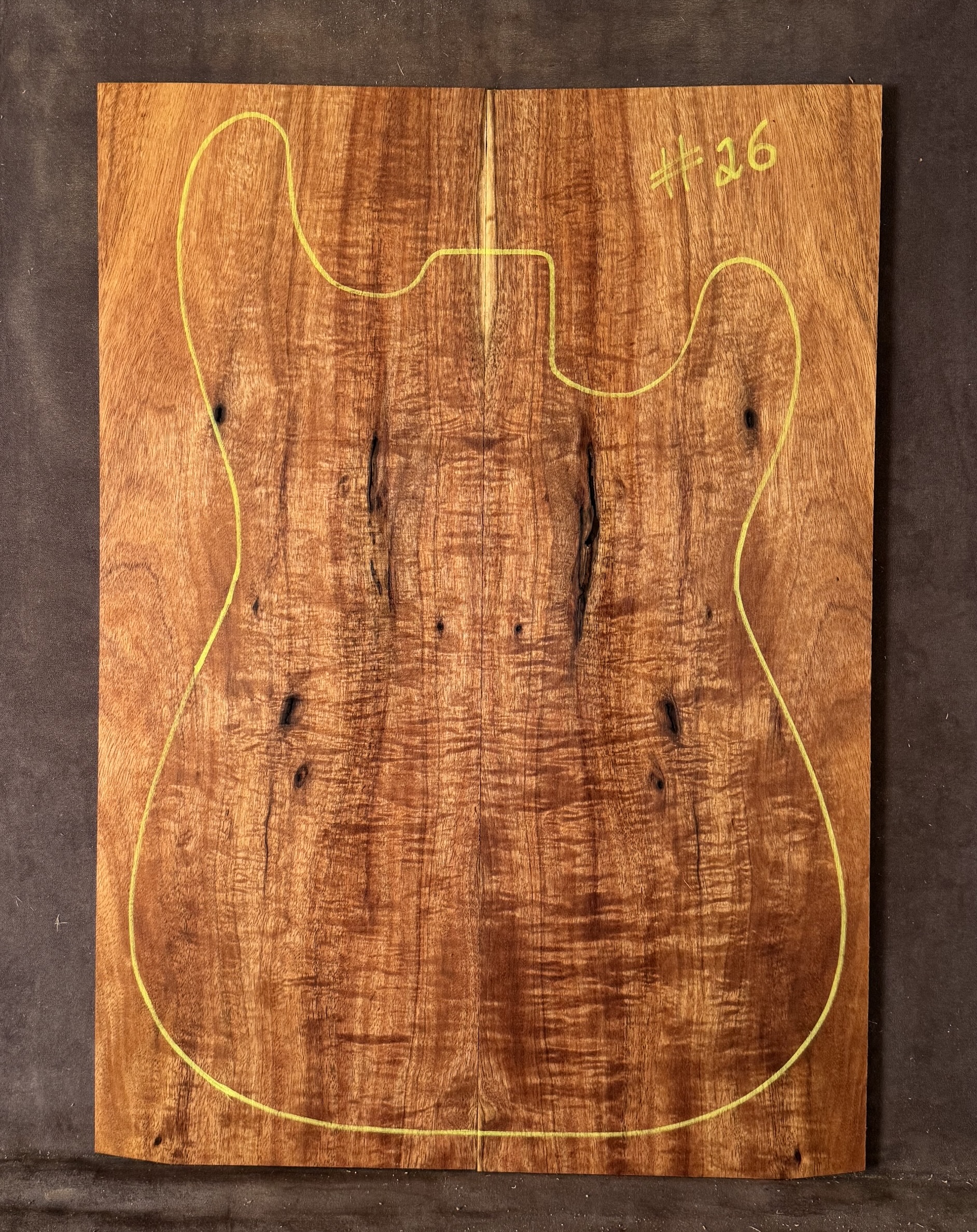 Electric Guitar Blackwood TOP