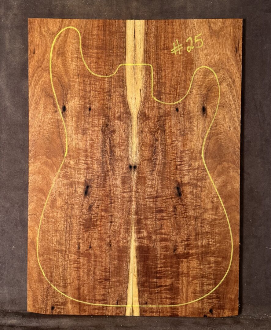 Electric Guitar Blackwood TOP