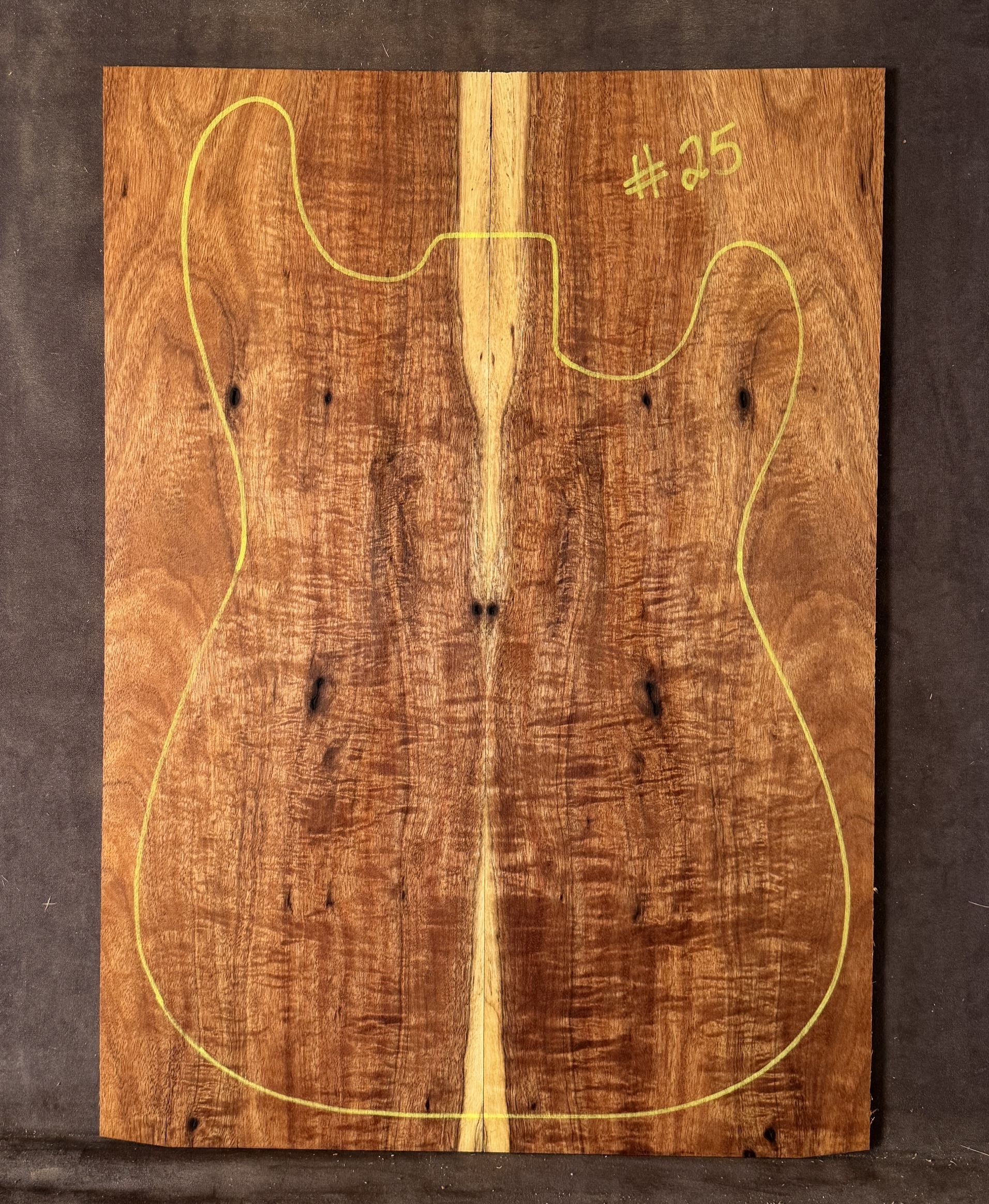 Electric Guitar Blackwood TOP
