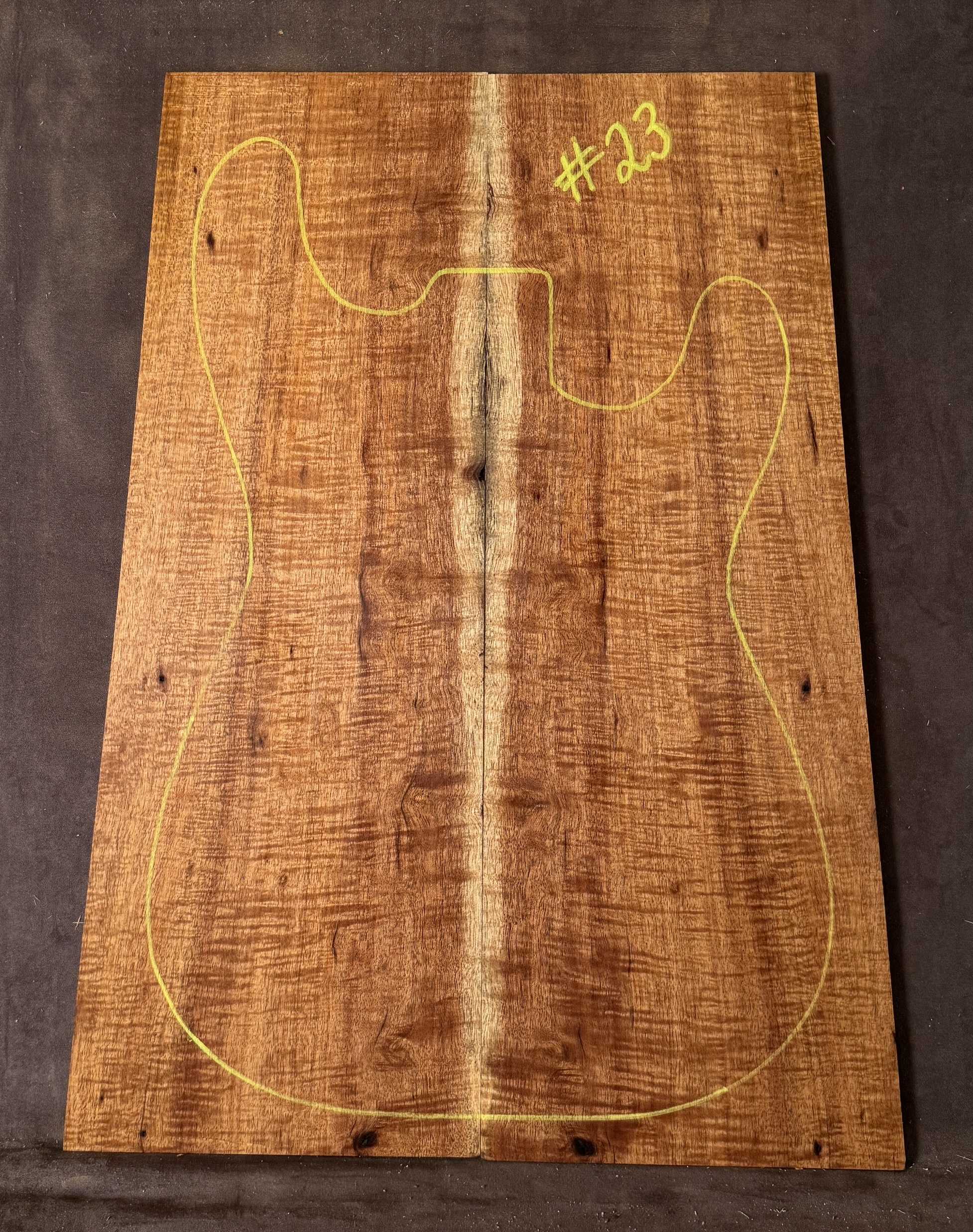 Electric Guitar Blackwood TOP