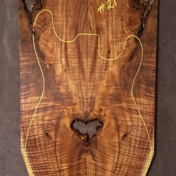 Electric Guitar Blackwood TOP