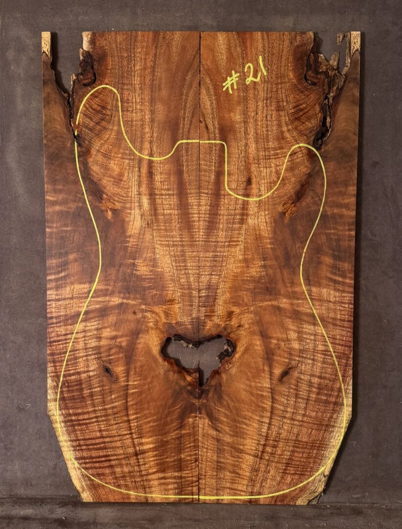 Electric Guitar Blackwood TOP