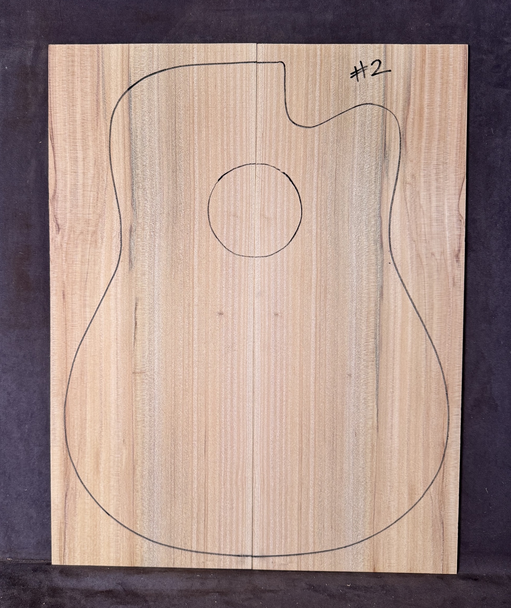Acoustic Guitar Bunya Pine Soundboard