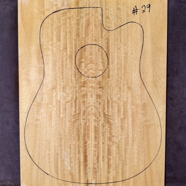 Acoustic Guitar Silver Quandong Soundboard