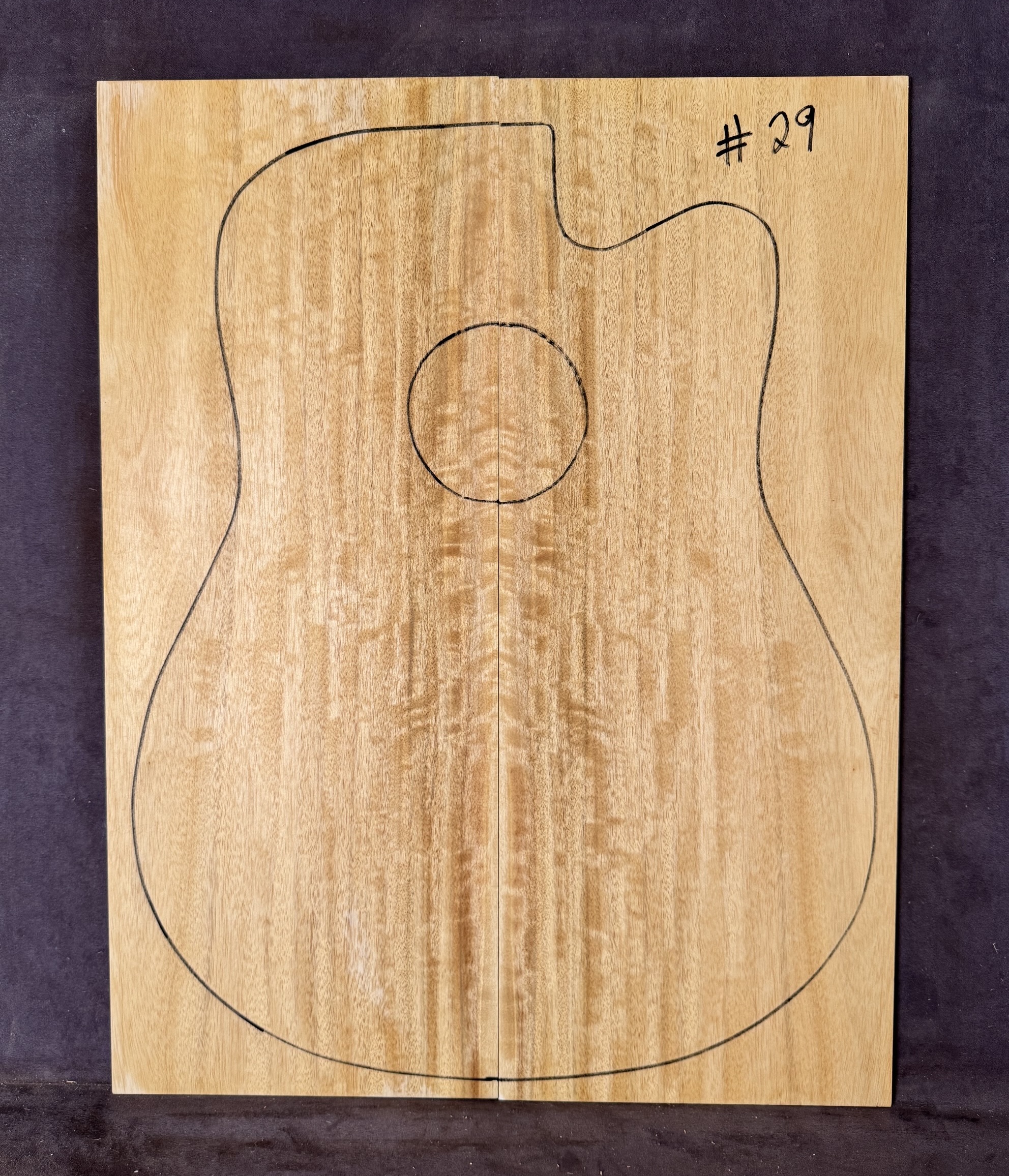 Acoustic Guitar Silver Quandong Soundboard