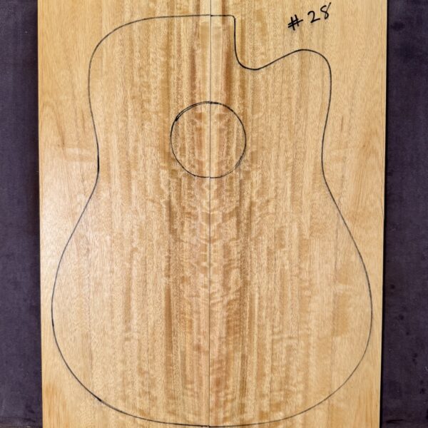 Acoustic Guitar Silver Quandong Soundboard