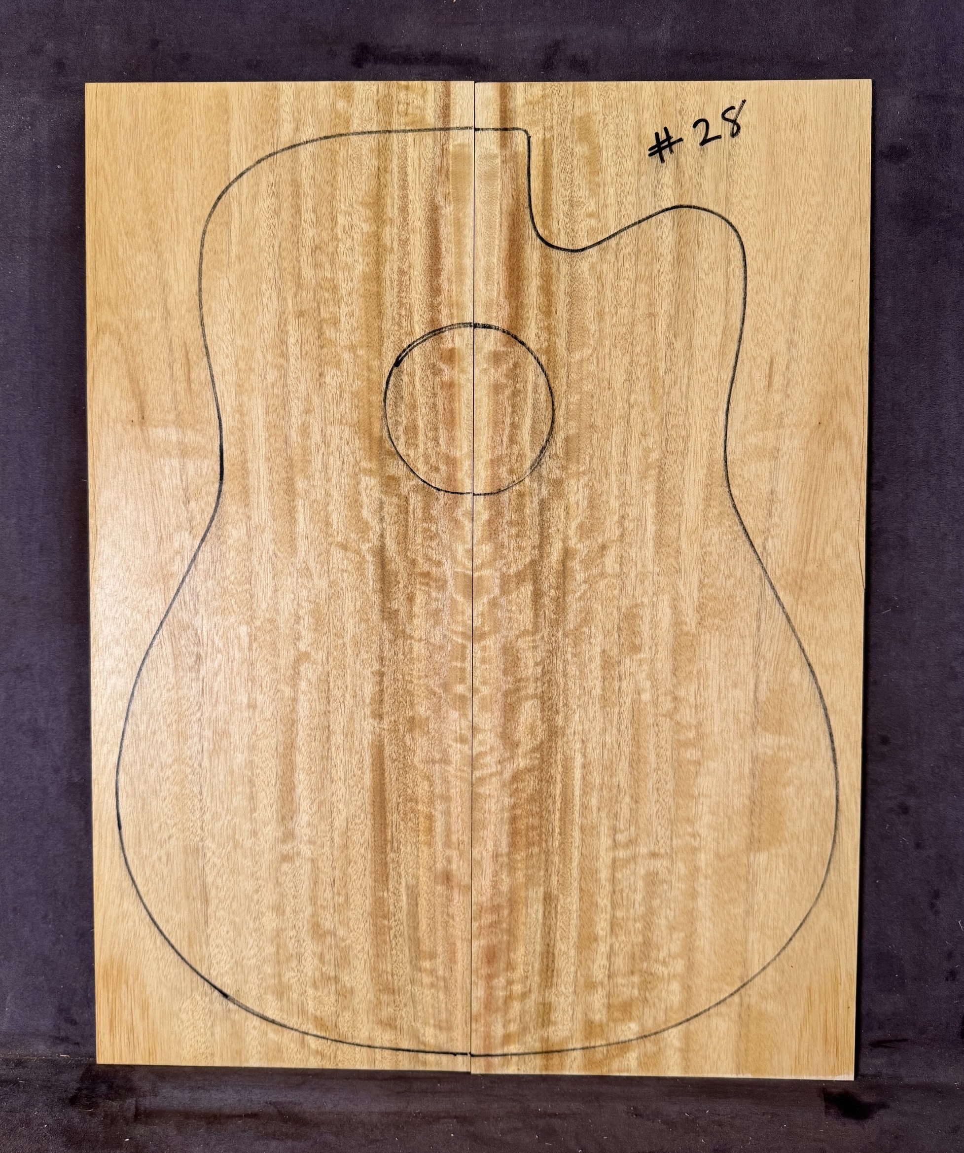 Acoustic Guitar Silver Quandong Soundboard