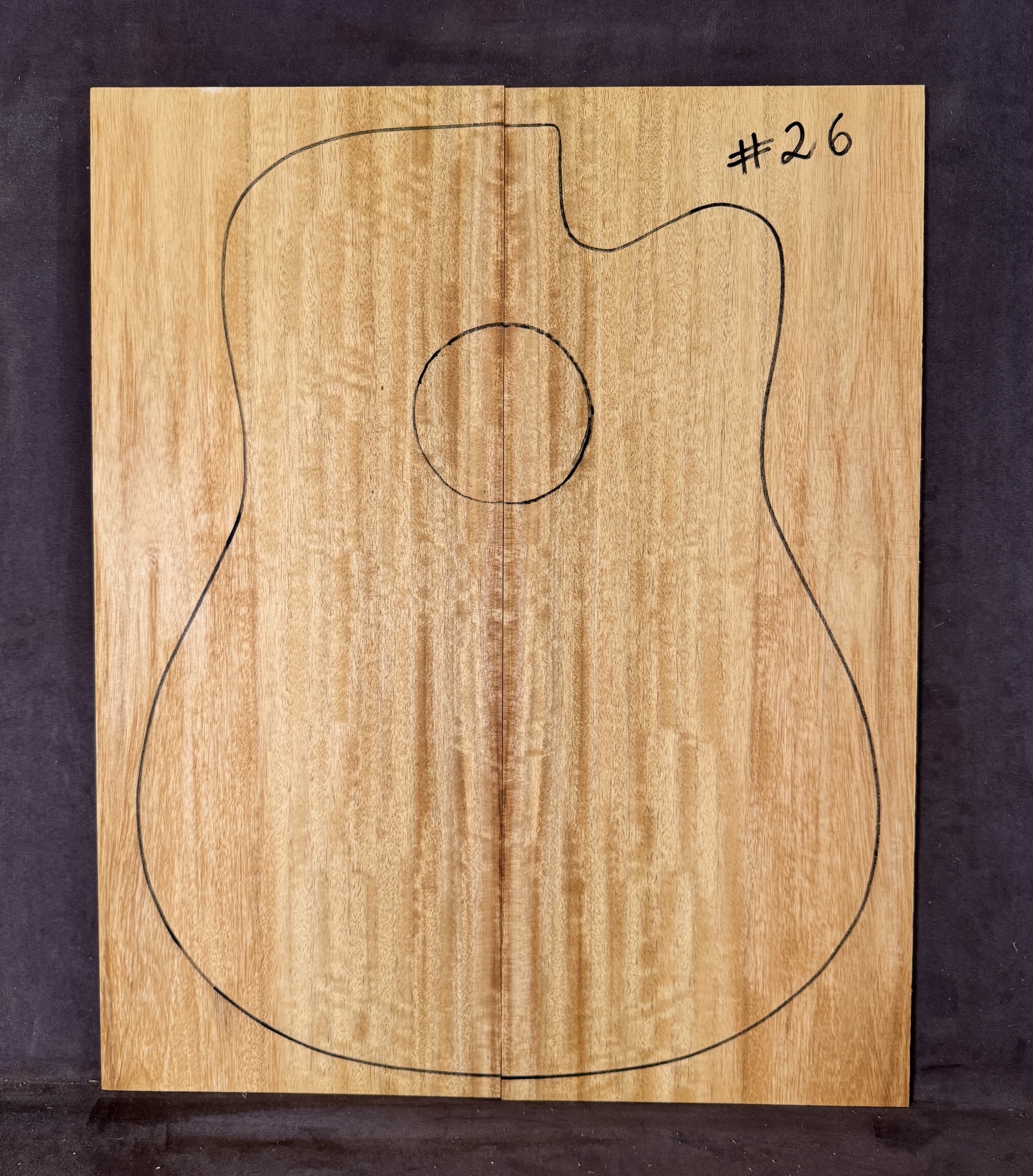 Acoustic Guitar Silver Quandong Soundboard