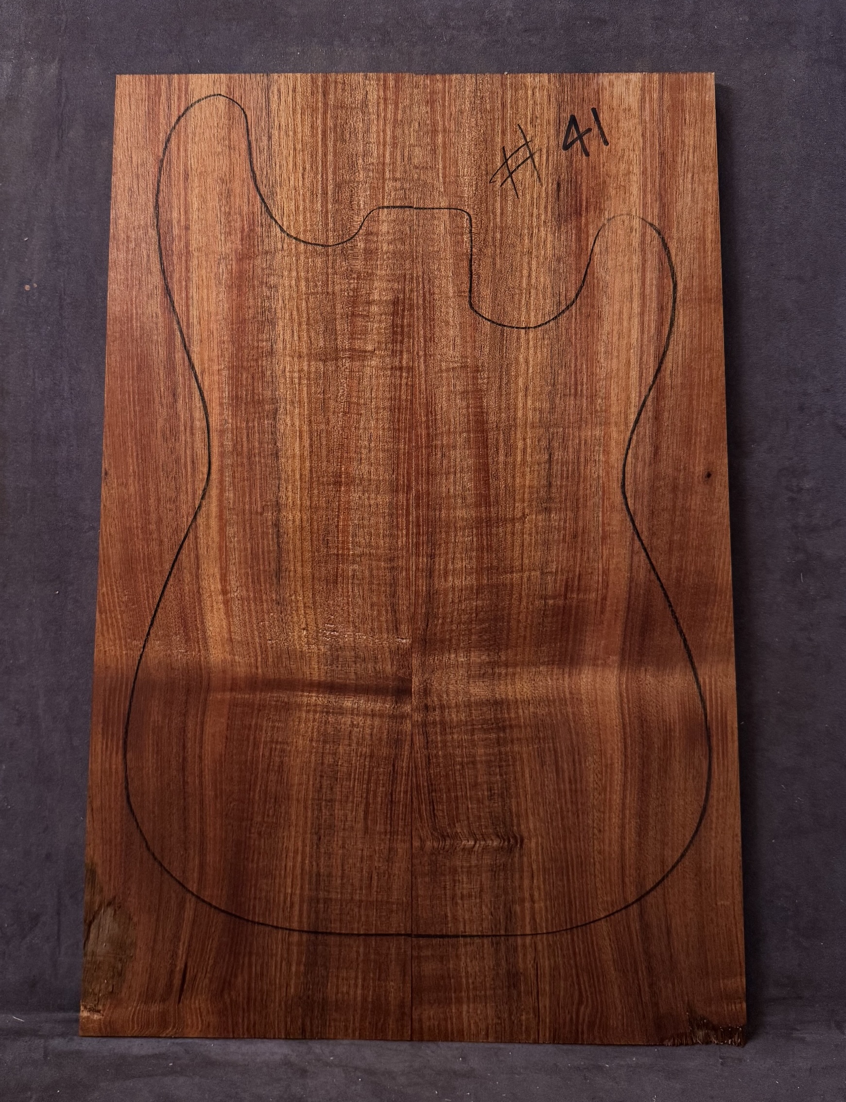 Blackwood Electric Guitar Carved CAP