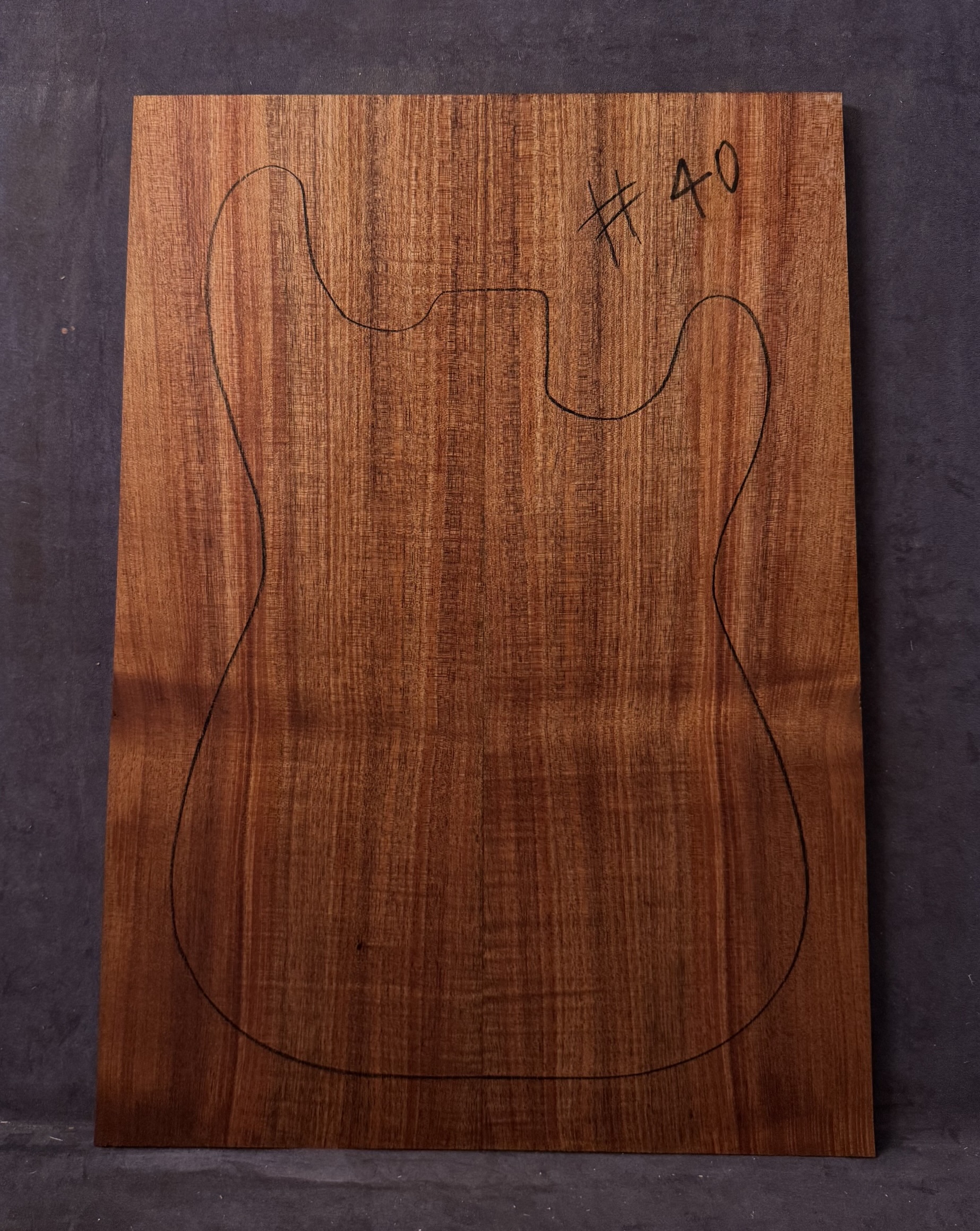 Blackwood Electric Guitar Carved CAP